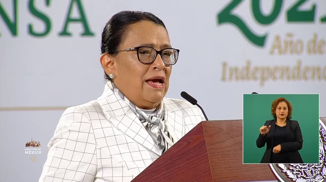 La titular de la SSPC, Rosa Icela Rodríguez La titular de la SSPC, Rosa Icela Rodríguez