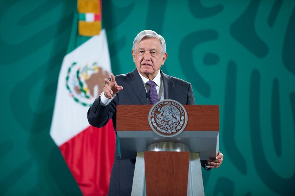 AMLO, durante su conferencia de prensa