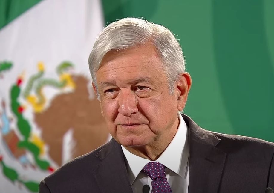 AMLO, durante la conferencia de prensa matutina
