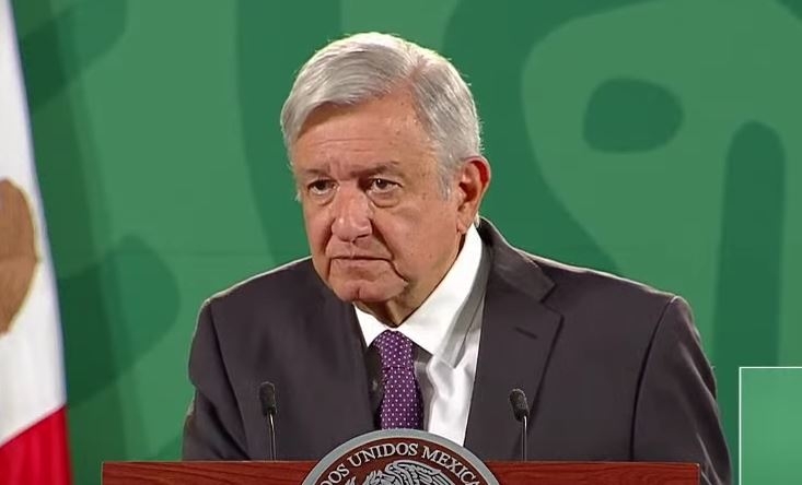 AMLO, durante la conferencia matutina