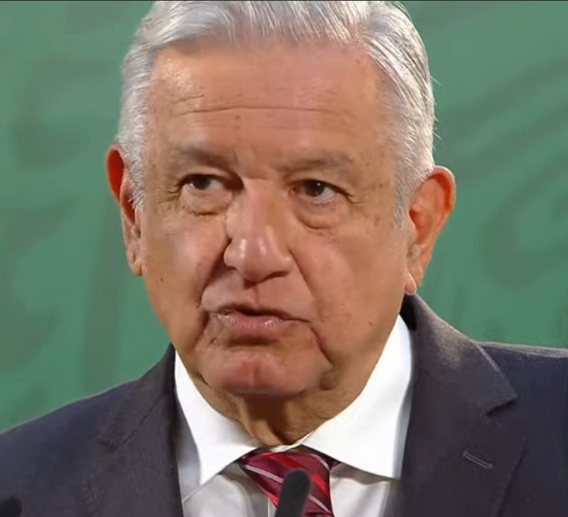 López Obrador, durante la mañanera de hoy