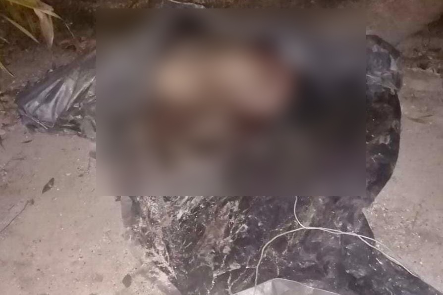 El cadáver fue encontrado en una bolsa negra de basura El cadáver fue encontrado en una bolsa negra de basura