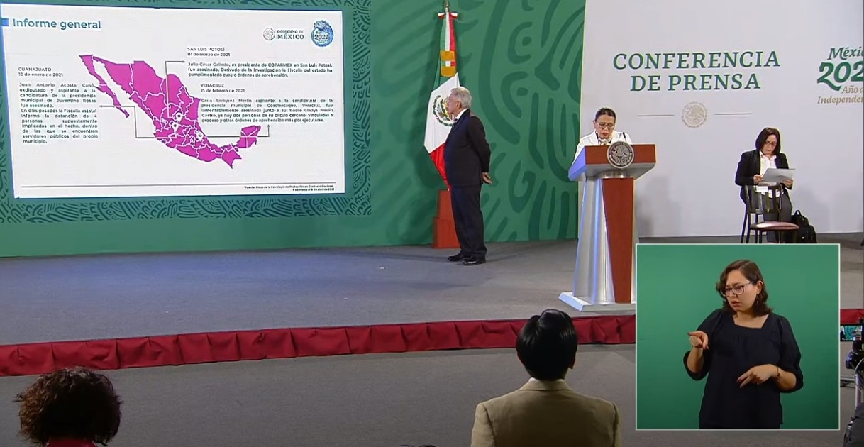 "Queremos que los candidatos se sientan seguros y pueden llamar al 911" dice la secretaria