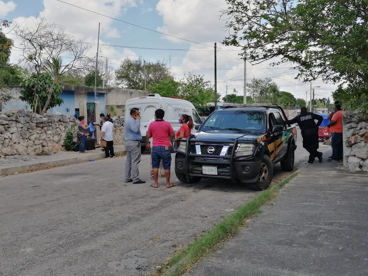 Policías acordonaron la zona Policías acordonaron la zona