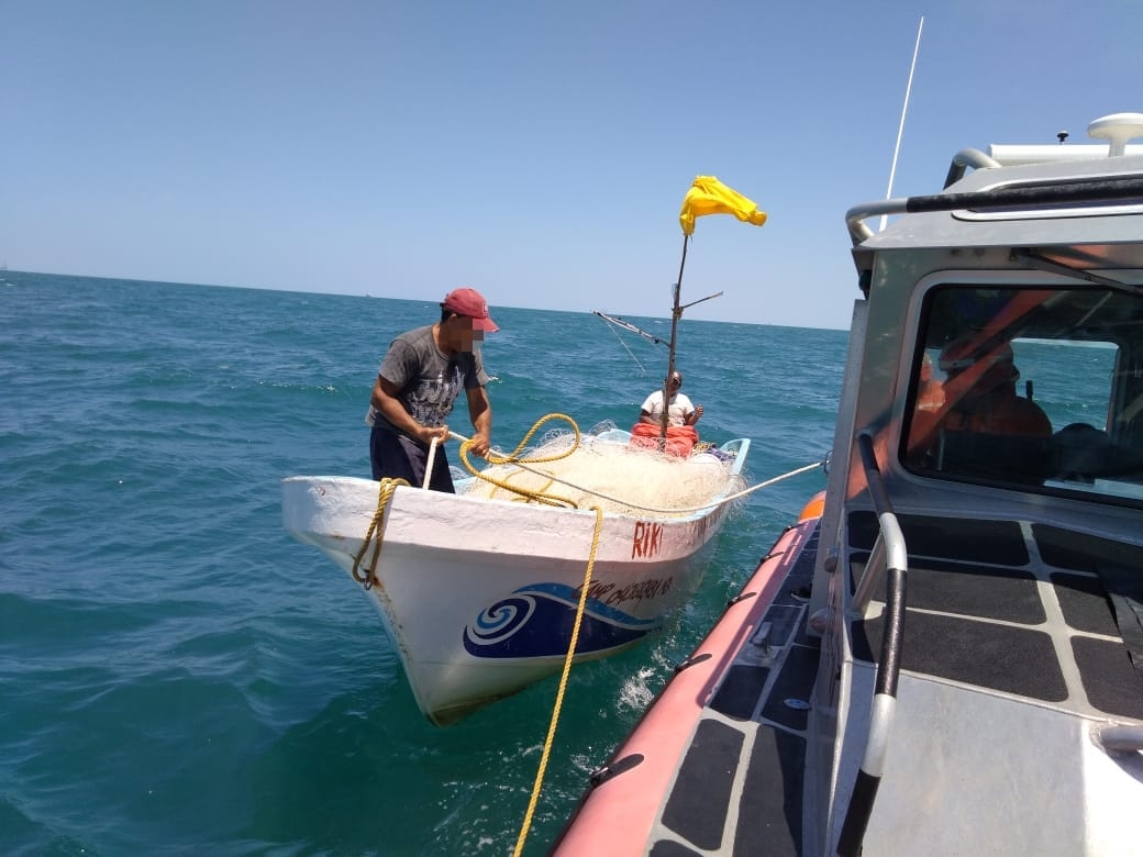 Los pescadores se encontraban bien de salud Los pescadores se encontraban bien de salud