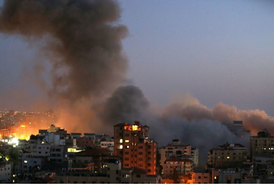 Edificios destruidos en la franja de Gaza producto del conflicto