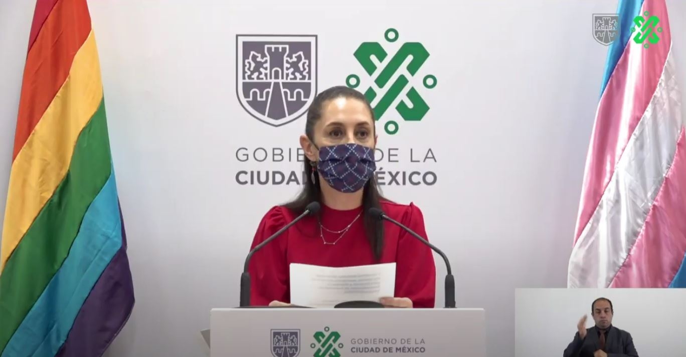 Claudia Sheinbaum, durante su conferencia de prensa