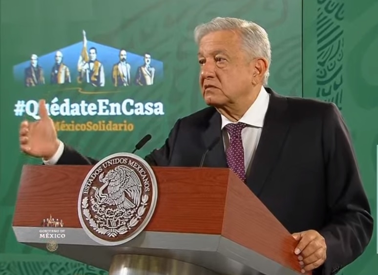 AMLO destacó que los casos van a la baja; sin embargo, no se "puede cantar victoria".