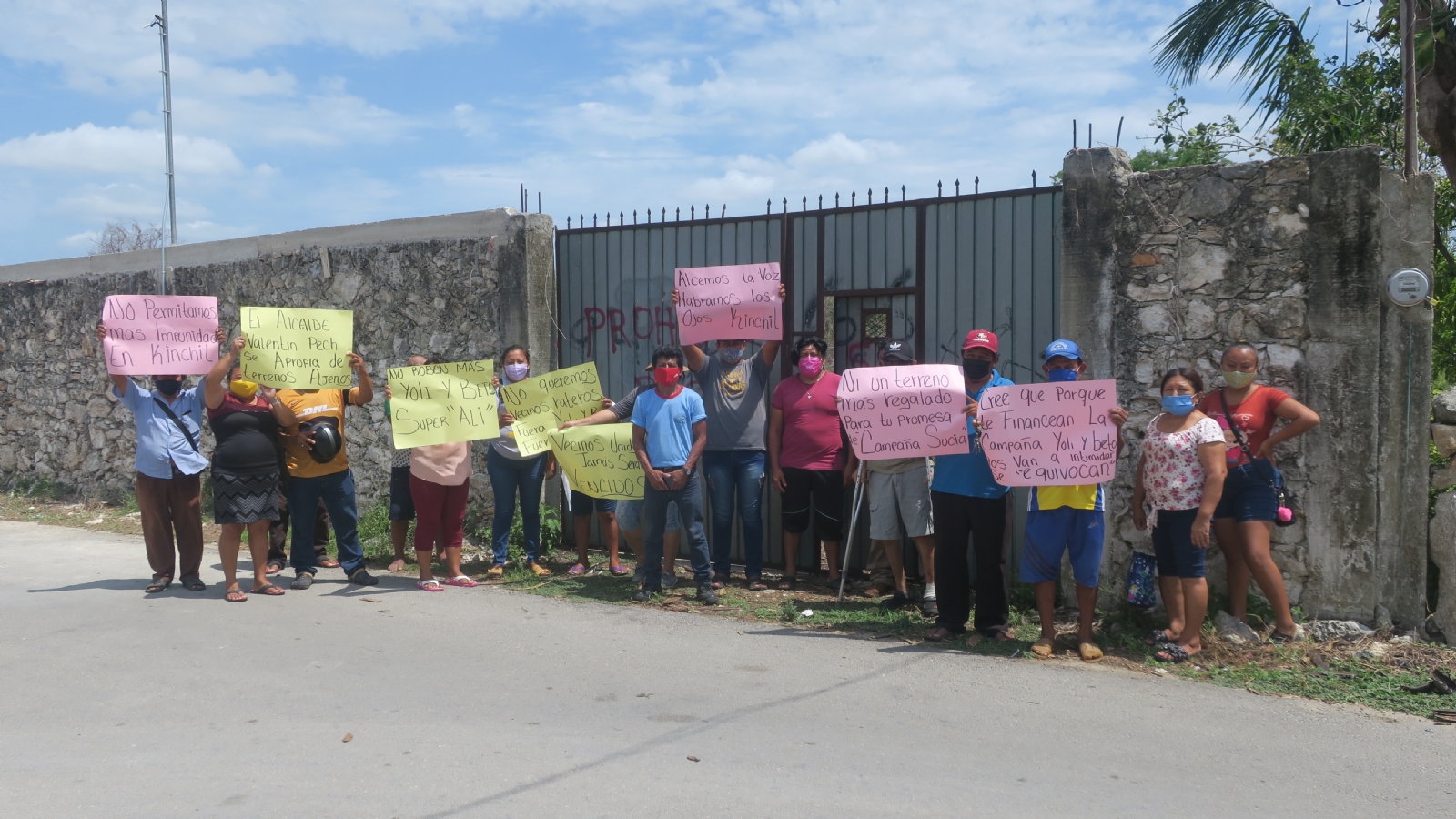 Los vecinos interpusieron una demanda ante la Fiscalía General del Estado