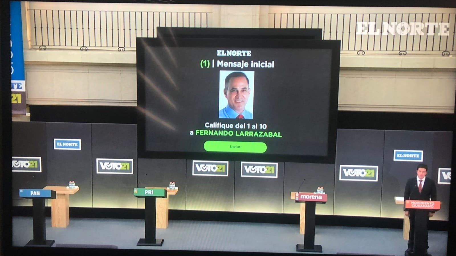 Plantan a Samuel García en un debate político en Nuevo León: VIDEO