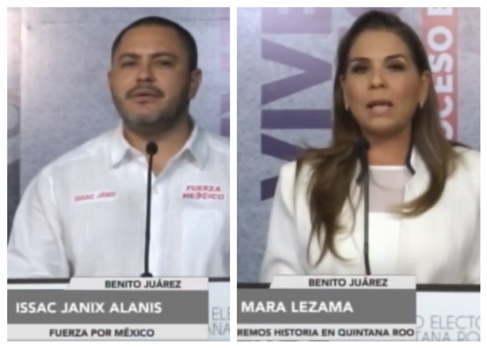 "Presenté una denuncia penal, y como el que denuncia tiene que probar, mi compromiso es meter a Mara Lezama y a Jorge Emilio González, su padrino político, a la cárcel"- Issac Janix