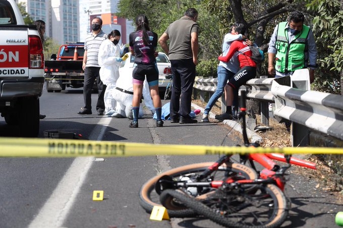 El ciclista murió en el lugar de los hechos El ciclista murió en el lugar de los hechos
