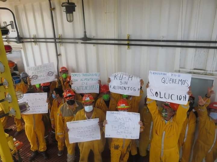 Los trabajadores petroleros exigen solución a sus demandas