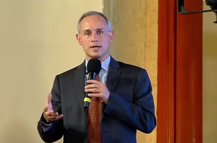 Hugo López-Gatell, durante su conferencia de prensa