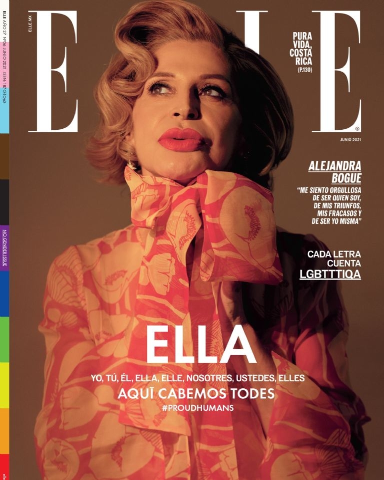Alejandra Bogue celebra la diversidad posando para la revista ELLE