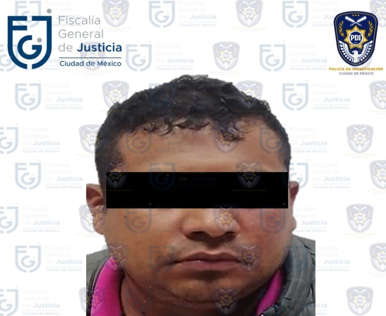 El hombre ya fue asegurado y llevado a la CDMX