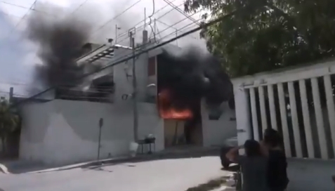 Incendio en Playa del Carmen, Quintana Roo