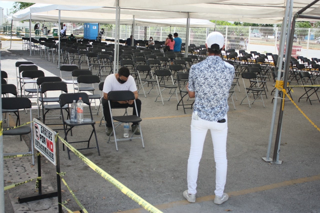 Así lució el módulo del Hospital General de Cancún este viernes