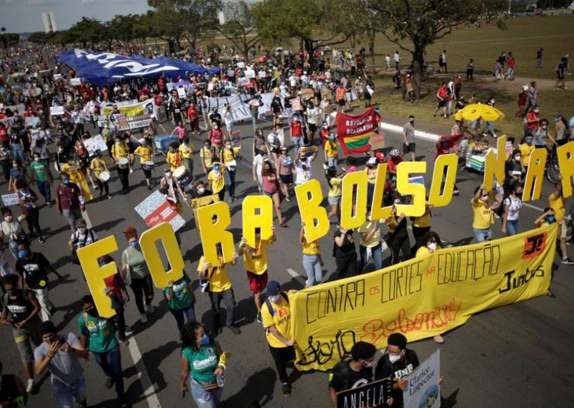 Protestas en Brasil contra Jair Bolsonaro