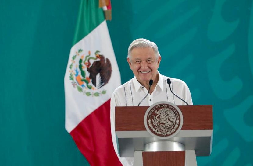 López Obrador, durante su conferencia de prensa
López Obrador, durante su conferencia de prensa