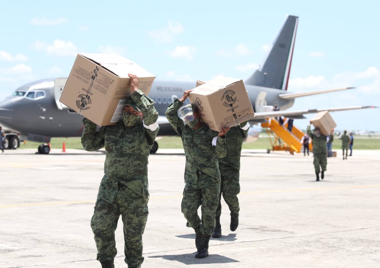 Yucatán recibe un cargamento con 33 mil dosis de la vacuna contra el COVID-19