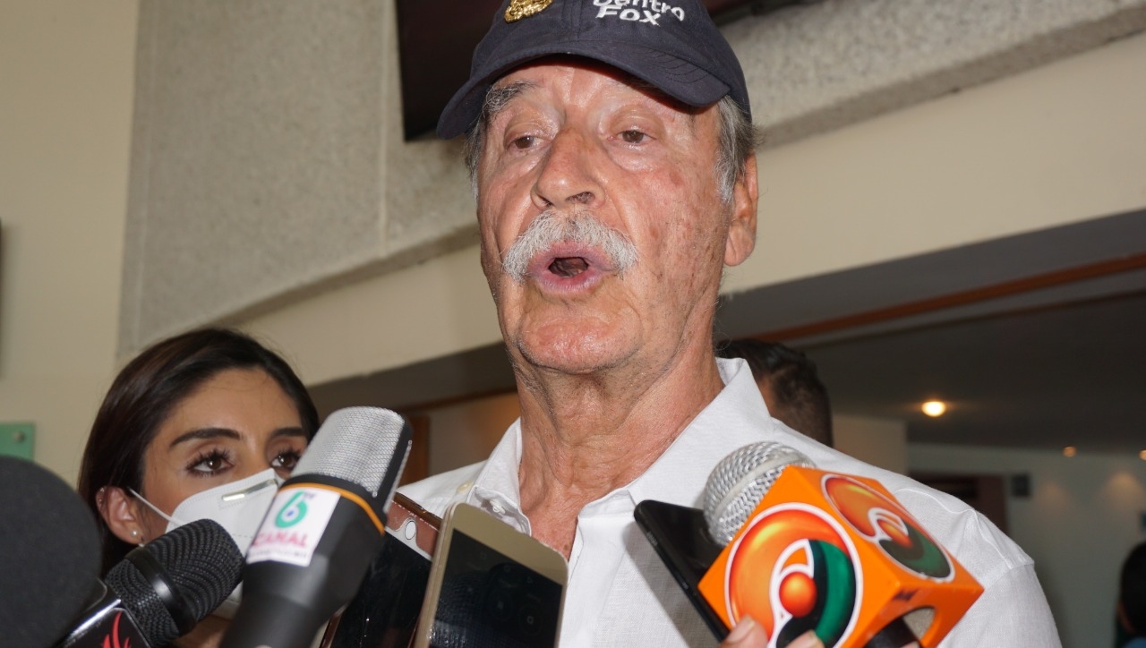 Vicente Fox Quesada visita Campeche para dar mensaje a militantes del PAN Vicente Fox Quesada visita Campeche para dar mensaje a militantes del PAN
