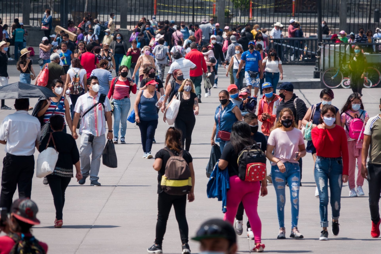 Semáforo amarillo en la CDMX