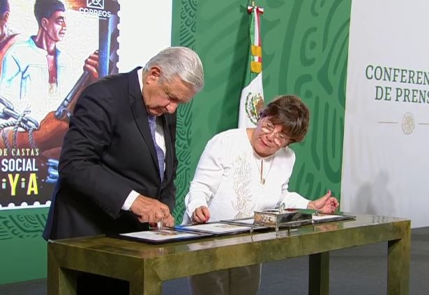 AMLO, durante la ceremonia
AMLO, durante la ceremonia