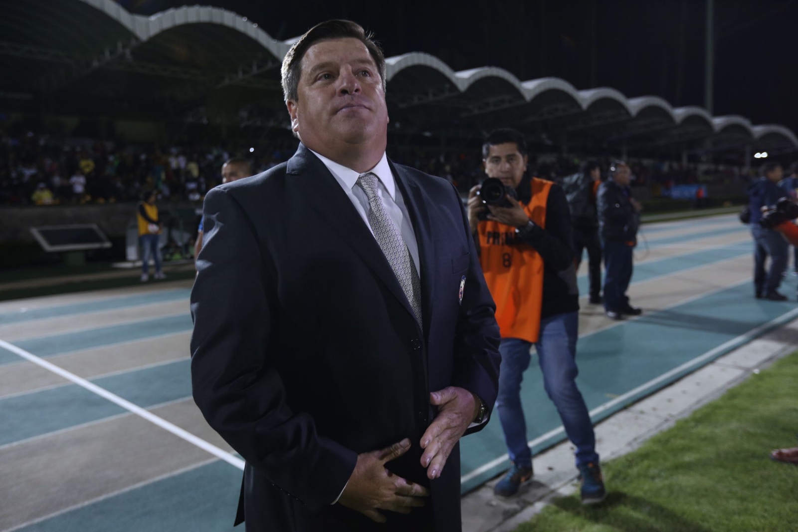 Miguel "El Piojo" Herrera durante un partido