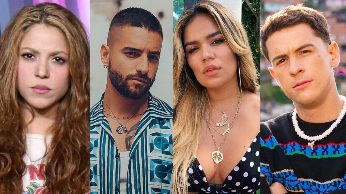 Shakira, Maluma, Karol G y Guaynaa Shakira, Maluma, Karol G y Guaynaa