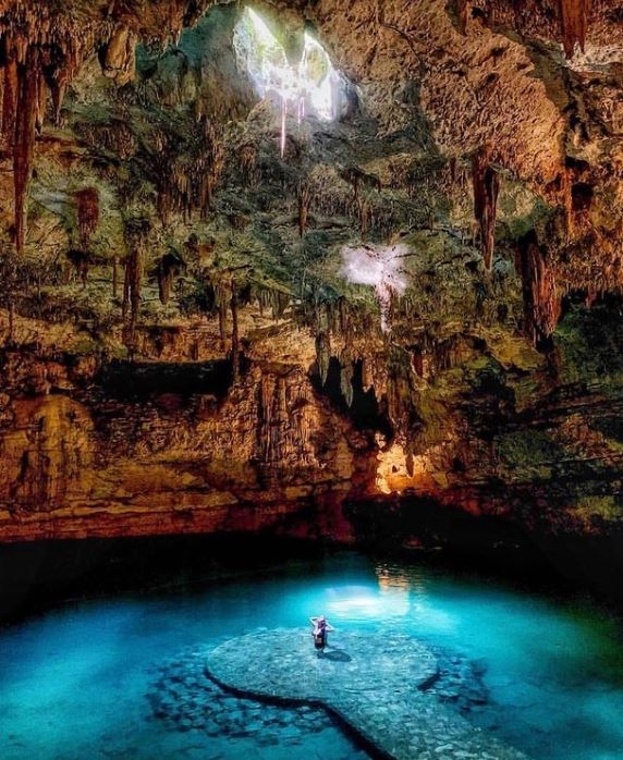 Cenote Suytún, uno de los más bellos de Yucatán