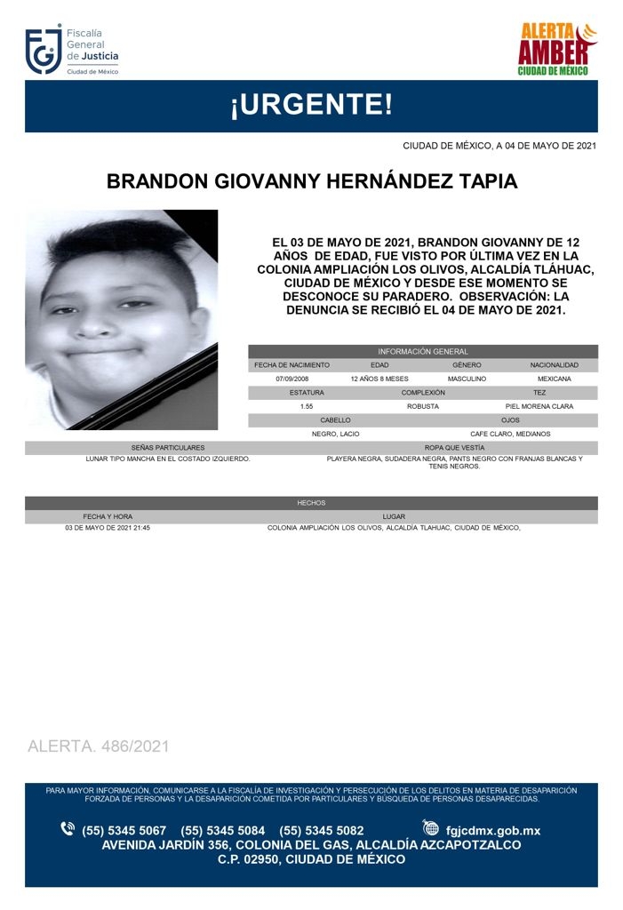 El padre del joven fue hallado internado en el Hospital General Balbuena