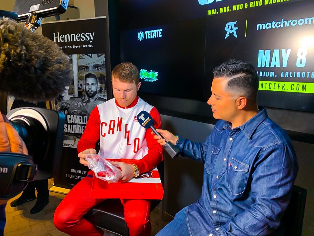 Chivas le manda un regalo a 'Canelo' Álvarez, previo a su pelea contra Saunders