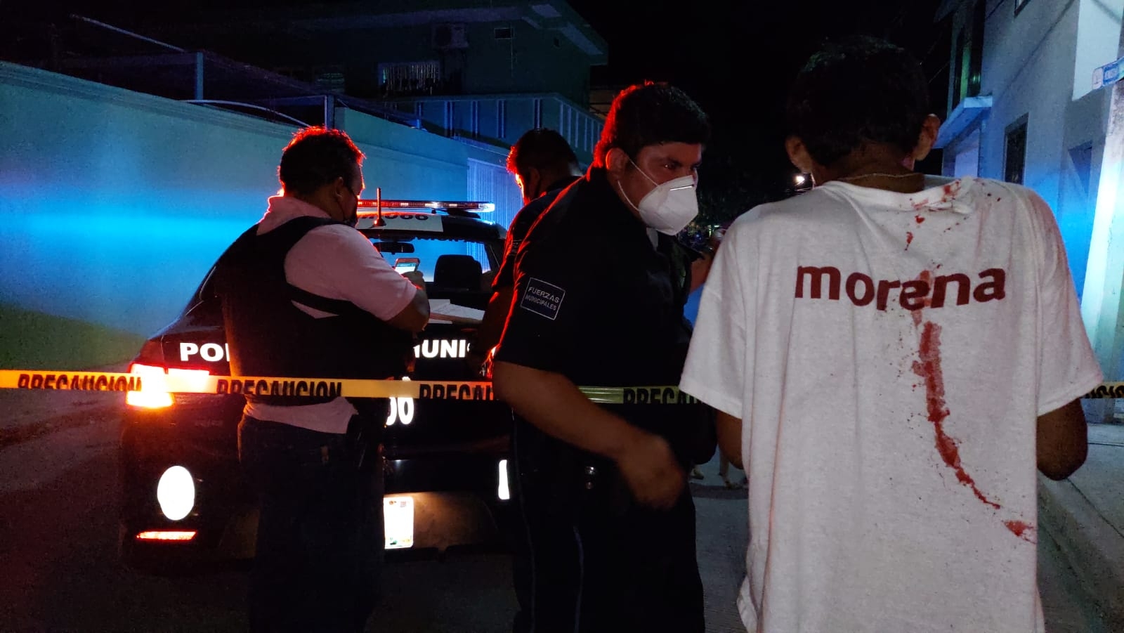 El hombre recibió tres disparos