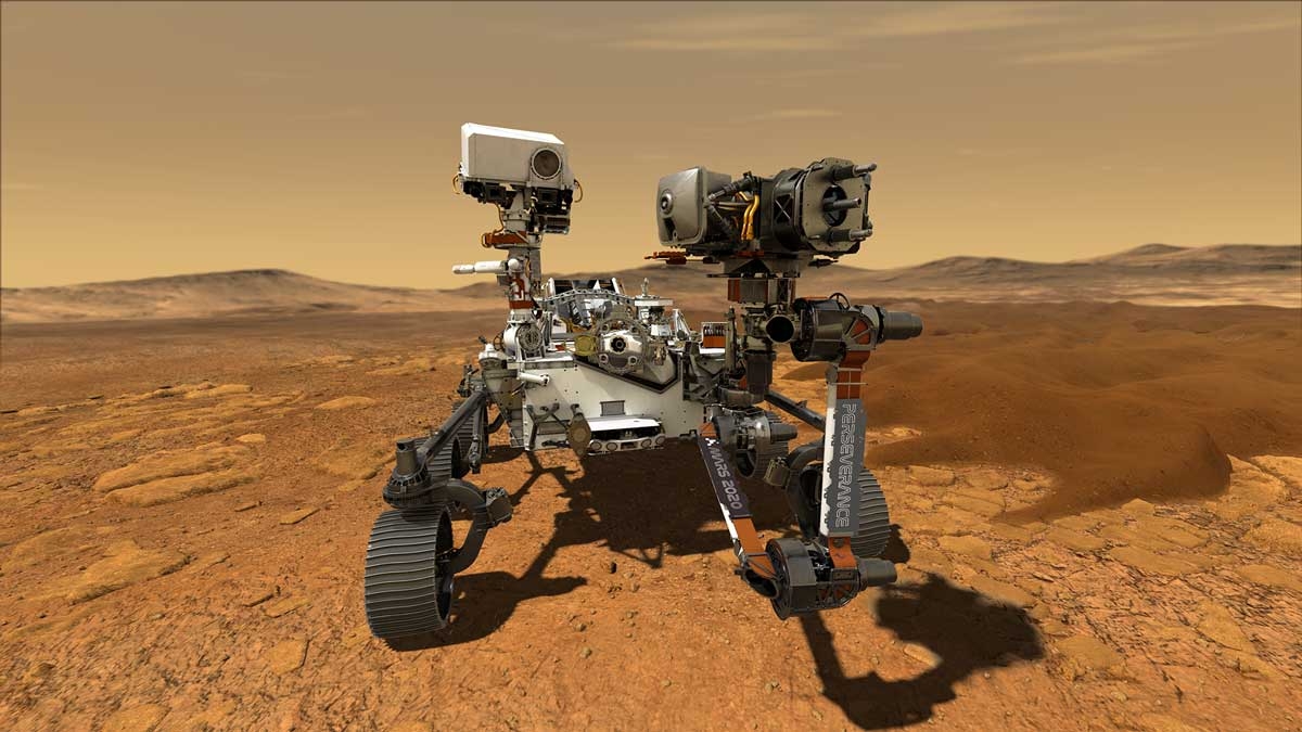 LA NASA dio a conocer que el rover Perseverance usó el micrófono de la SuperCam con el que pudo captar el sonido del helicóptero Ingenuity