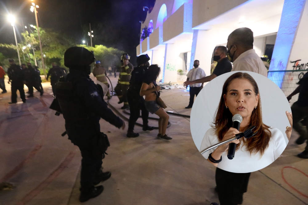 Las víctimas del 9N fueron invitadas a un acto político presidido por Mara Lezama en el Ayuntamiento de Benito Juárez