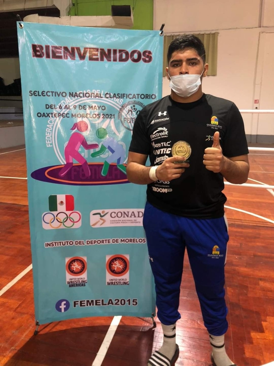 Adrián representó con orgullo a Quintana Roo Adrián representó con orgullo a Quintana Roo