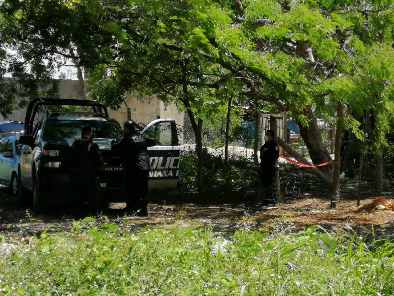 Las autoridades acordonaron la zona del hallazgo Las autoridades acordonaron la zona del hallazgo
