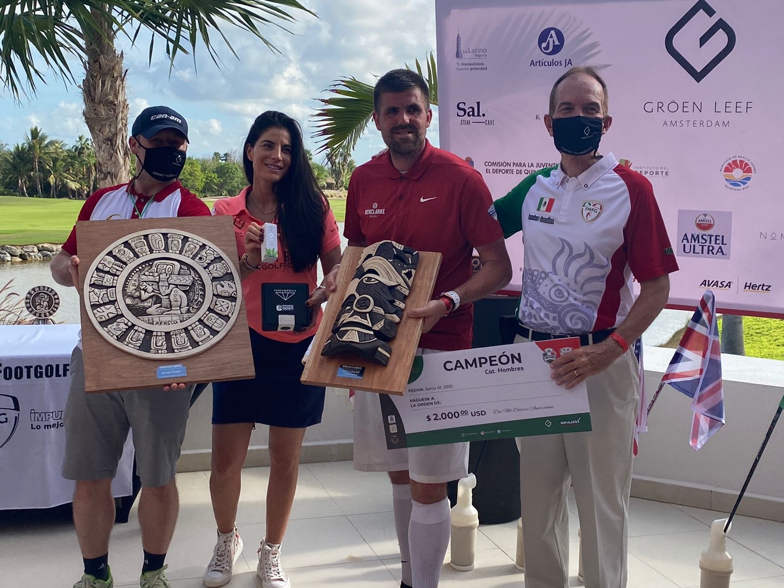 Ben Clark conquistó el Major De Footgolf en Cancún Ben Clark conquistó el Major De Footgolf en Cancún