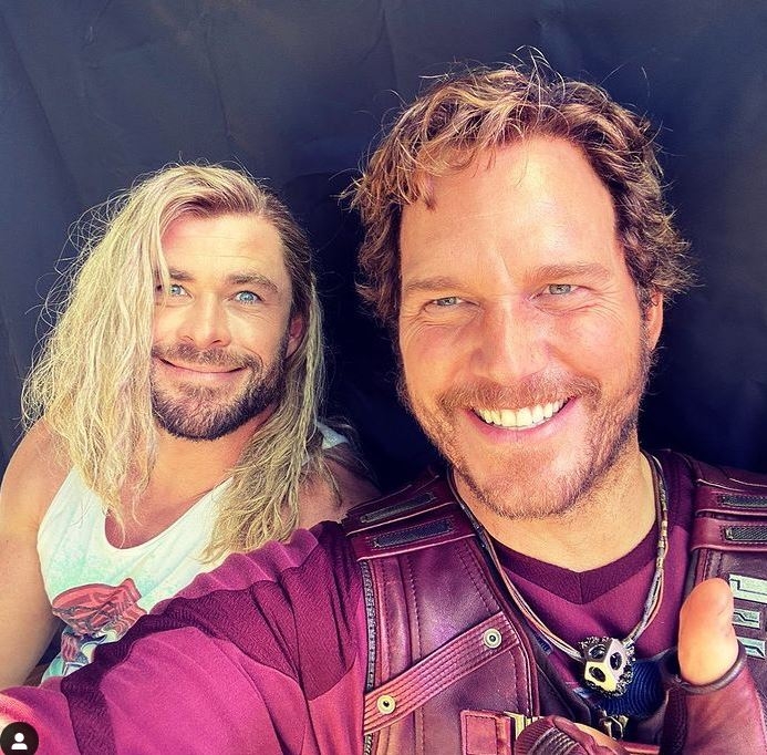 Chris Hemsworth y Chris Pratt Chris Hemsworth y Chris Pratt