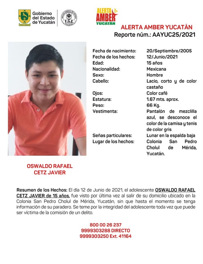 El menor desapareció el 12 de junio