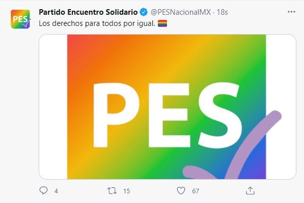 Los mensajes difundidos difieren de la ideología del partido