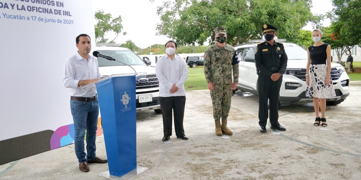 Yucatán recibe equipo antinarcóticos de Estados Unidos