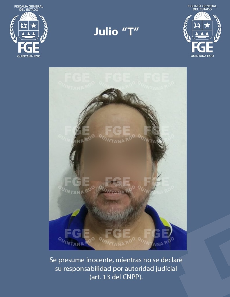 El imputado responde al nombre de Julio “T” y fue detenido en Cancún El imputado responde al nombre de Julio “T” y fue detenido en Cancún