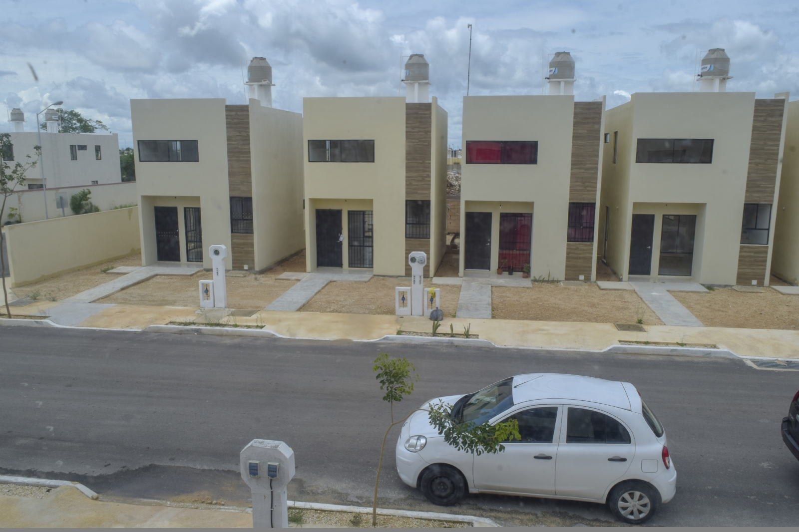 Las casas tienen menos de un año de ser entregadas