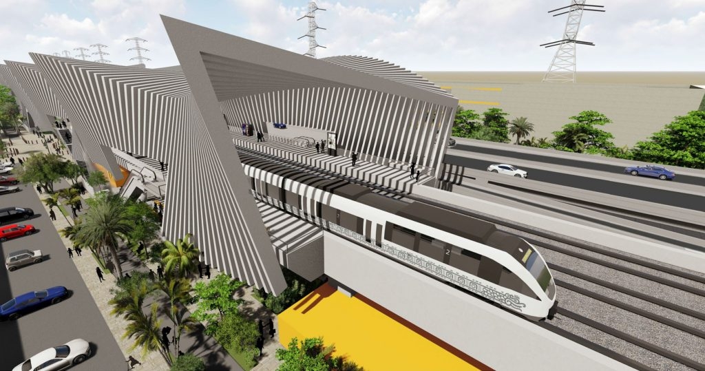 La forma arquitectónica de la estación del Tren Maya que se construirá en Playa del Carmen se basará en las olas