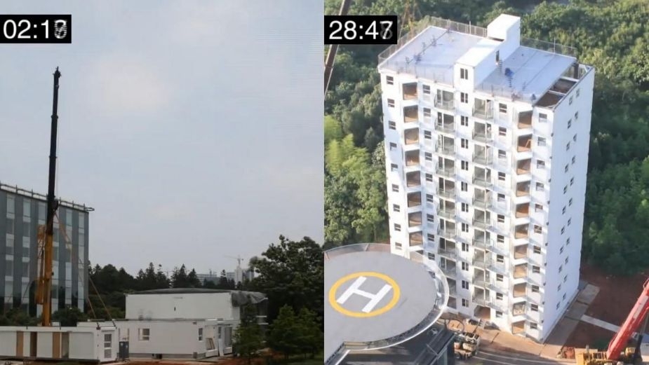 Lo más impresionante de esta hazaña es que la construcción ya se encuentra disponible para vivir en ella Lo más impresionante de esta hazaña es que la construcción ya se encuentra disponible para vivir en ella