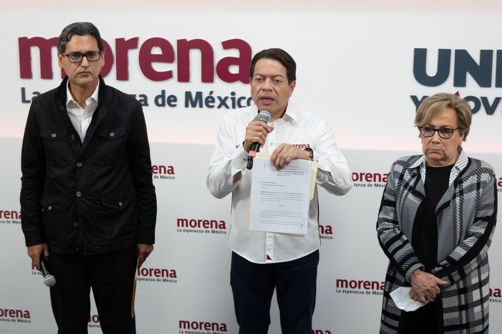 Mario Delgado dijo que la denuncia es para que se realice una investigación seria