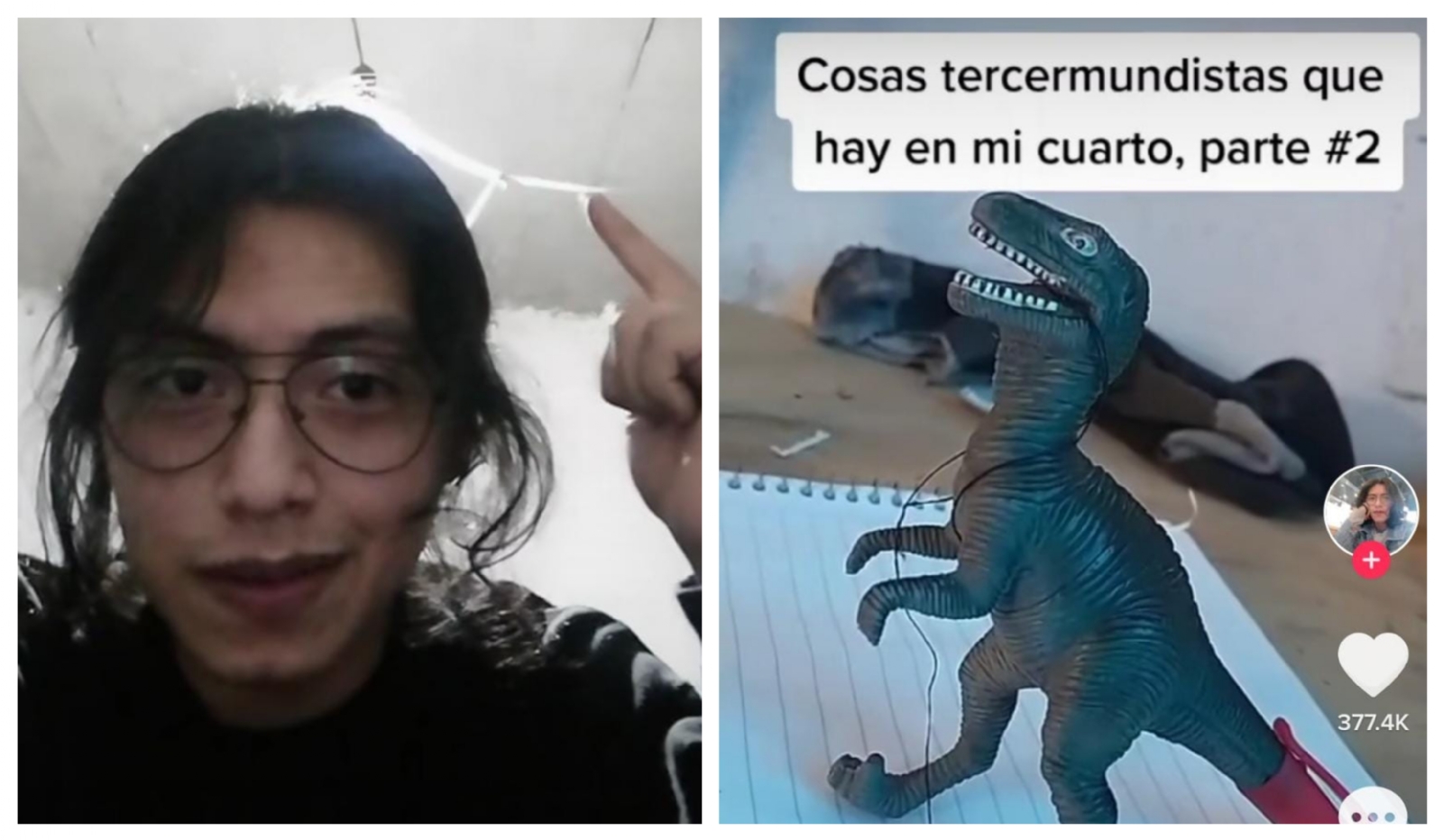 El video desató comentarios en redes, pues muchos usuarios expresaron que tienen habitaciones parecidas, mientras que otros se dedicaron a criticarlo
