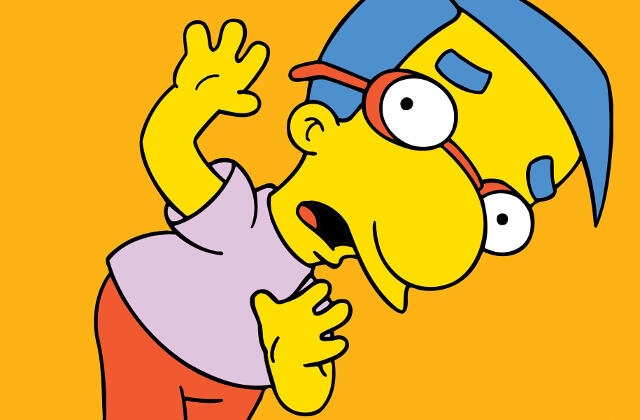 El nombre completo del personaje es Milhouse Mussolini Van Houten y es uno de los personajes que se ha mantenido con cierta importancia durante las 32 temporadas de la serie El nombre completo del personaje es Milhouse Mussolini Van Houten y es uno de los personajes que se ha mantenido con cierta importancia durante las 32 temporadas de la serie